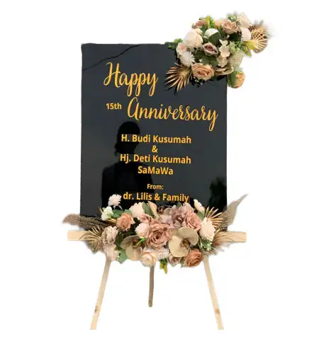 Papan Bunga Akrilik Leuwidamar